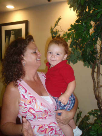 Me and my grandson, Garrett