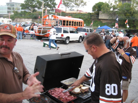 Grillin' at the Browns Tailgate 0/13/08