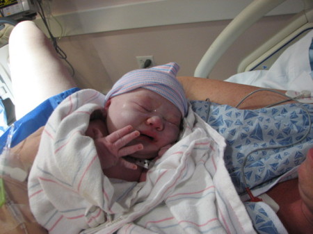 Sara at birth