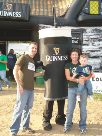 John, Connor and I at the Irish Festival