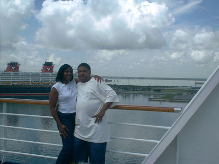 mg & pbg posing on boat