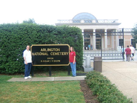 Outside Arlington National Cemetary