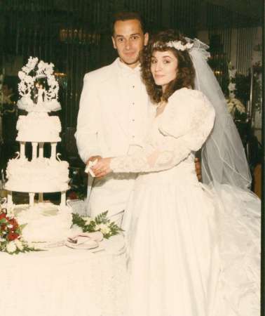 michele & tom wedding 1990