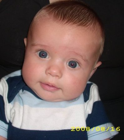 My grandson Henry at almost 5 months!
