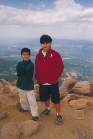 The boyz on Pike's Peak, CO