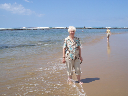 Footbath in Indian Ocean