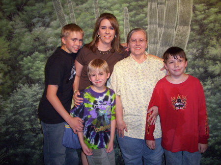 Me and My Boys with my MOM