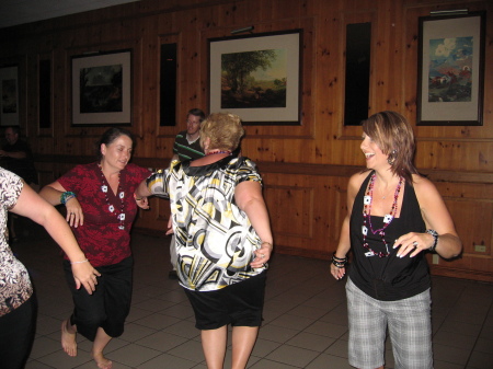 Charity, Shawna and Mindy getting down