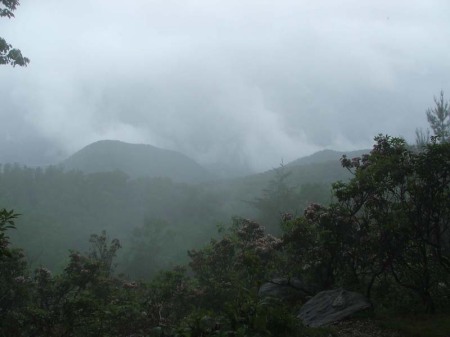 A storm moving in