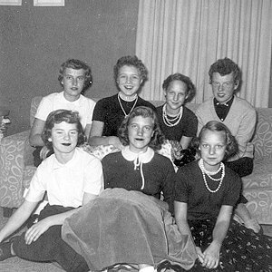 16th Birtday party 1958