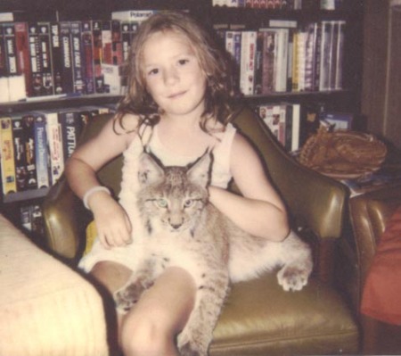 Autumn, my daughter, with the Cuff Lynx - 1994