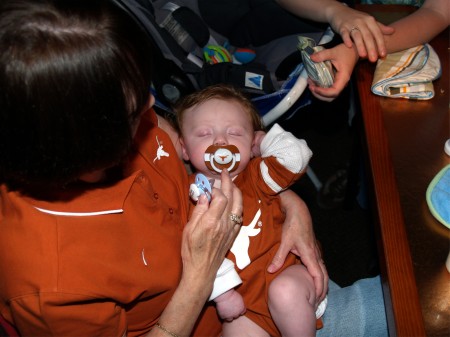 Chase, already a Longhorn fan