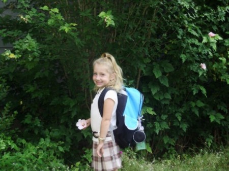 Gianna 1st day of preschool 2008