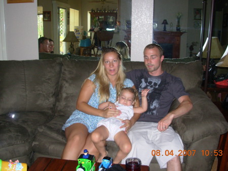 my youngest daughter and her family