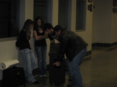 Rock concert, Willard high school