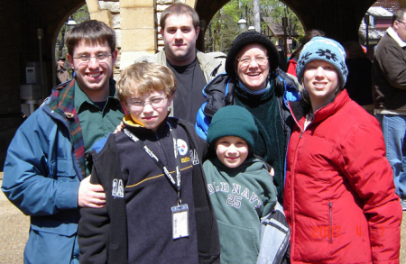 us at Busch Gardens, Williamsburg, VA 4-7-07