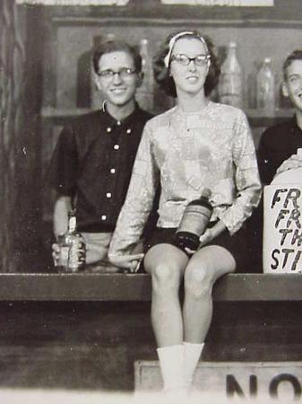 Carol an I at Riverview circa 1961