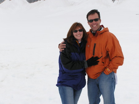 Me and my husband in Alaska