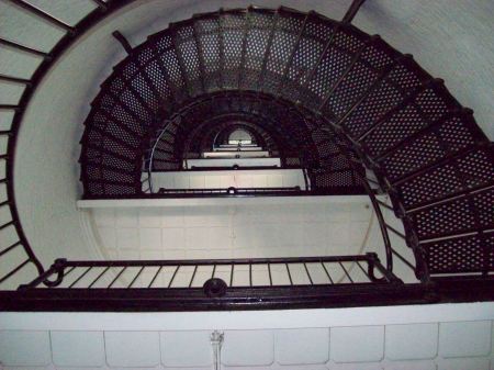 Stairwell in lighthouse