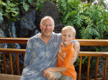 Michael and Matthew in Kauai 2007