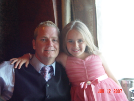 Son Matt with his daughter Starla