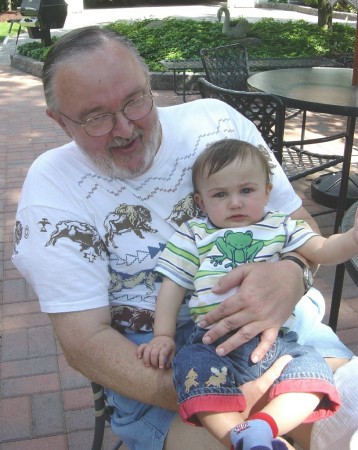 Me and newest grandson, Graham-July 2008