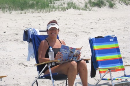 Relaxing on Brigantie Beach!