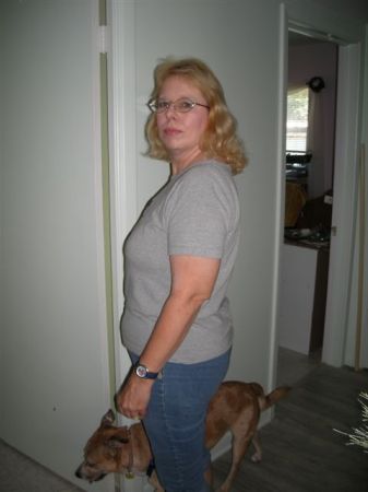 side view of me 7-26-08 (tigger's behind me)