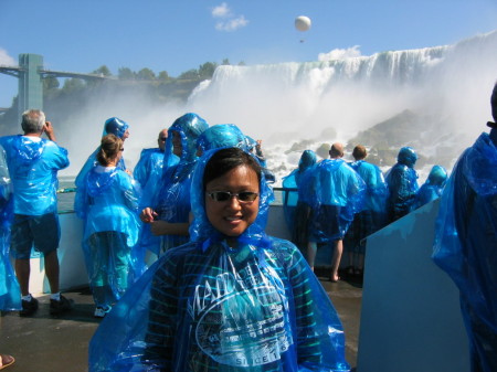 Canada; "Maid of the Mists" boat ride.