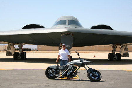 B2 Stealth and a bike to match NG pvt showing