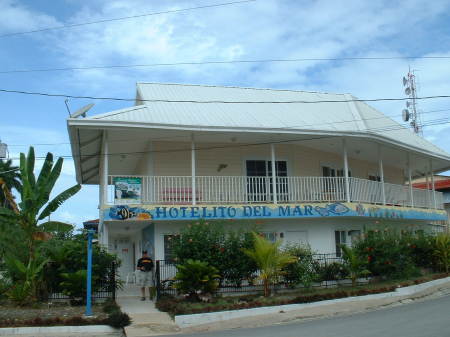 Hotel where I stayed in Bocas Del Toro, Panama