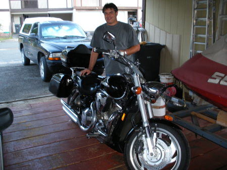 Jim and our Honda VTX1800C