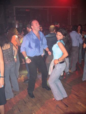 Kev and Maria dancing, Peru 2006