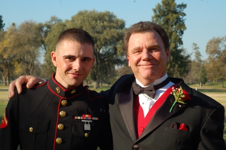 Curtis, our Marine, who's presently in Iraq