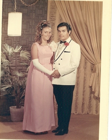 My senior prom 1970 with William Bernal