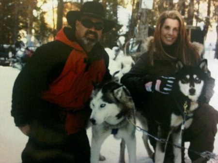 Mikey & I Dog Sledding Breckenride, CO Feb 2011