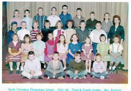 Mrs. Barfield's 3rd/4th Grade Class ~ '63-'64
