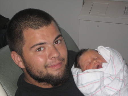 My son Justin and my grandaughter Caliana