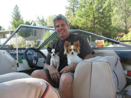 Getting the boat ready to go camping at Tahoe