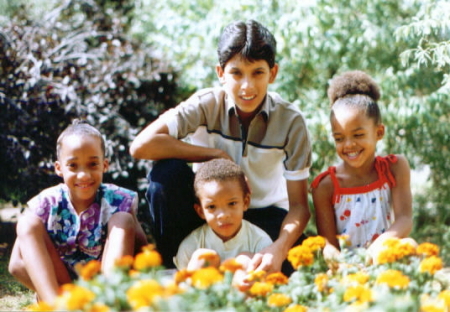 Kids w/ Flowers