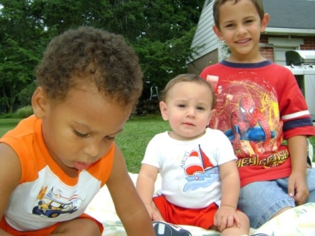 My grandkids - Jayden, Brendon & Jeziah
