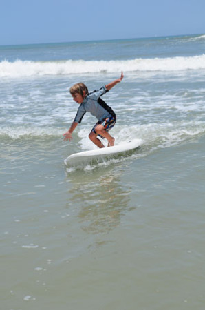 bowie surfing