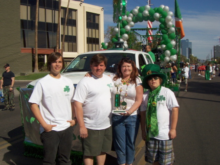 The family at St Pat's Parade 2008