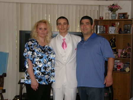 my son albert going to prom