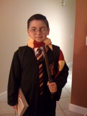 Anthony in Costume (Harry Potter)