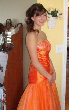 jr. prom, jess at 17