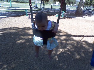 1st time on the swing