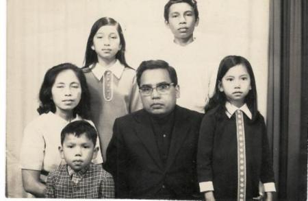 foto keluarga ginting suka 1972