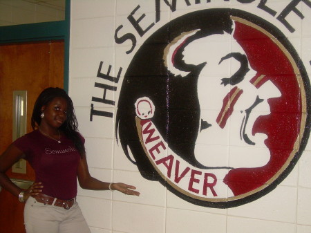 Taylor:New Seminole& cheerleader, of course!