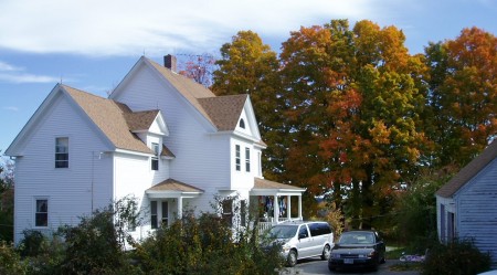 Our house from the back yard